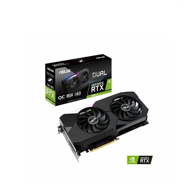 تصویر کارت گرافیک ایسوس RTX 3060 TI DUAL OC 8G