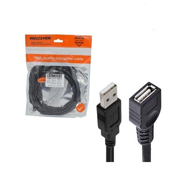 تصویر کابل افزايش MACHER USB MR86 3M 
