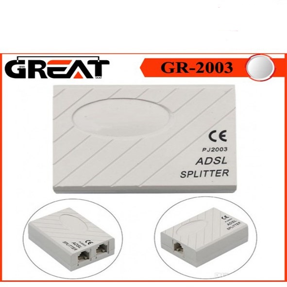 تصویر اسپيليتور دو سوکت  ADSL GR-2003