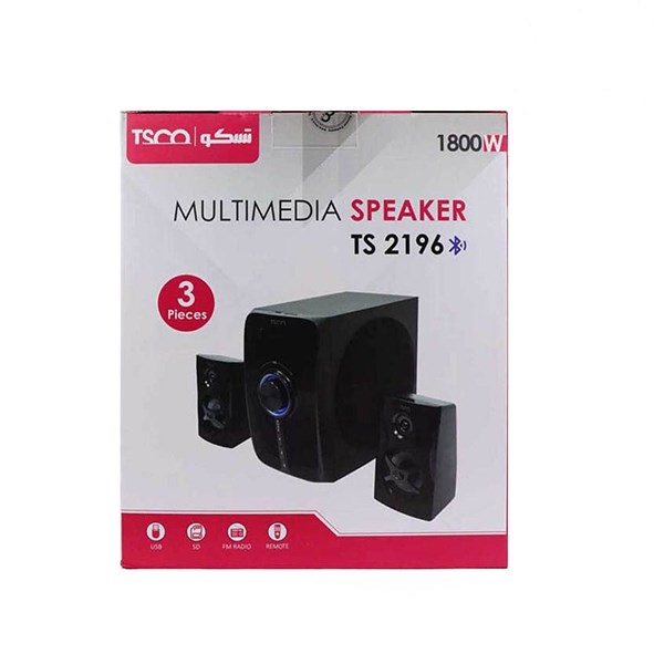 تصویر اسپیکر سه تیکه تسکو پخش خانگی TSCO-2196