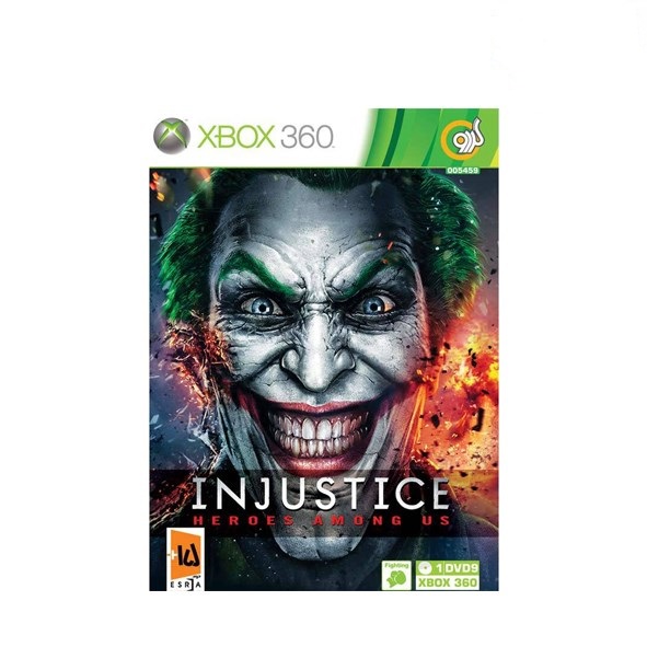 تصویر گردو INJUSTICE HEROES AMONG US xbox360 1dvd9