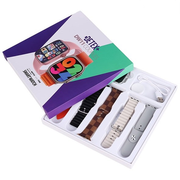 تصویر ساعت هوشمند دوتایی مدل DETEX DW11 COUPLES