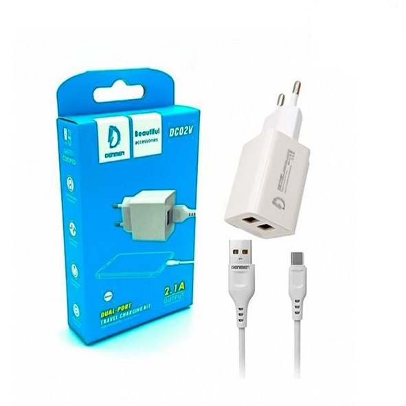 تصویر کلگي شارژ و کابل اندرويد DENMEN-DM-DC02V