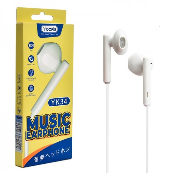 تصویر هندزفري سيم دار يوکي  YOOKIE-YK34