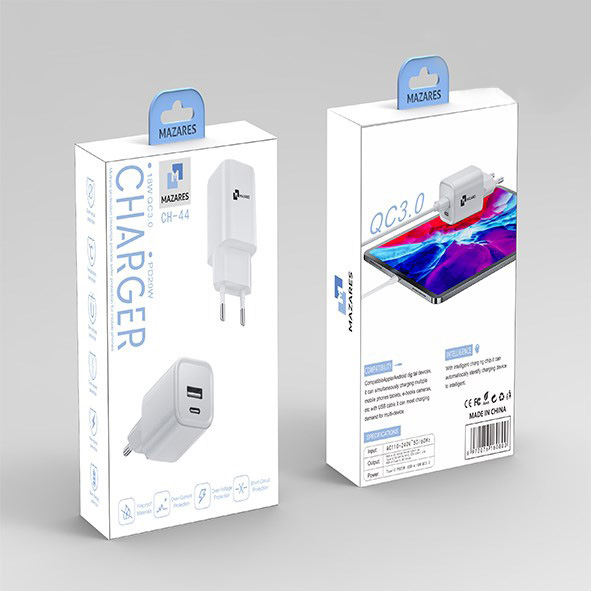 تصویر کلگي شارژ دو پورت مازارس MAZARES-CH-44