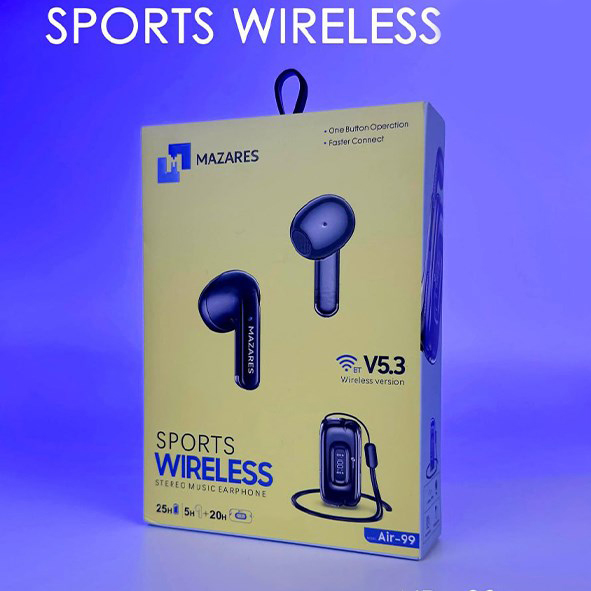 تصویر هندزفری بلوتوث ایرپاد MAZARES-AIR-99