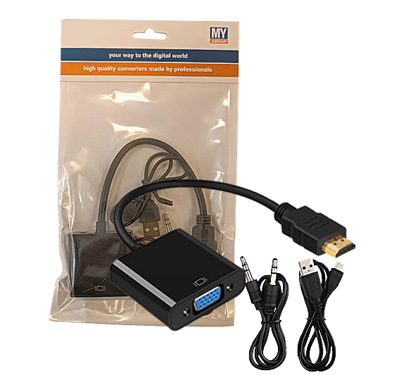 تصویر تبدیل تصویر مای گروپ HDMI TO VGA 