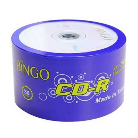 تصویر پک 50 تایی سی دی خام برند BINGO
