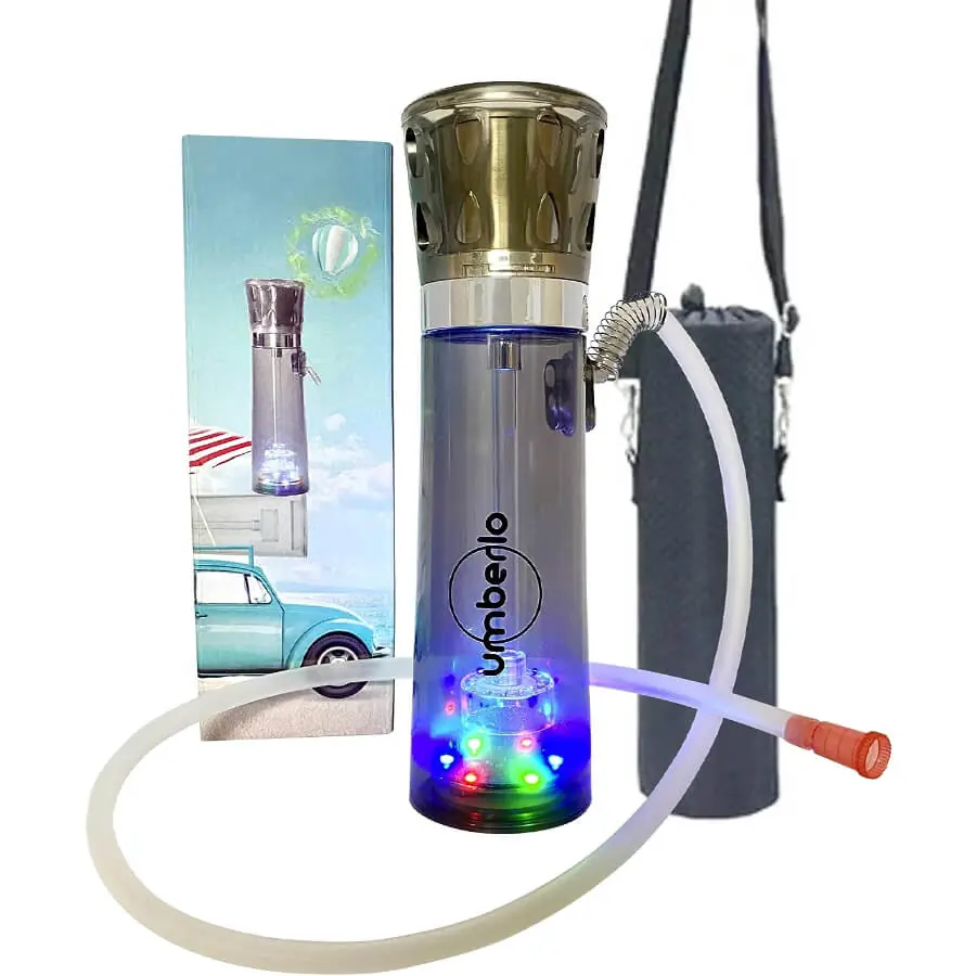 تصویر قلیان شارژی مسافرتی لوکس LUXE